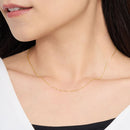 ネックレス チェーン 10金 K10 ゴールド ベネチアン 40cm WG or YG or PG sc97-0001