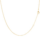 ネックレス チェーン 10金 K10 ゴールド カットあずき 40cm WG or YG or PG sc97-0002