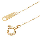 ネックレス チェーン 10金 K10 ゴールド カットあずき 40cm WG or YG or PG sc97-0002