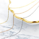 ネックレス チェーン 10金 K10 ゴールド スクリュー 40cm WG or YG or PG sc97-0003