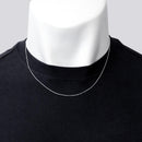 シルバー チェーン ネックレス SILVER 925 喜平2面カットチェーン 幅 0.7mm scd20