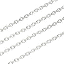 シアーズ あずき チェーン ネックレス シルバー sv 925 幅 2.8mm 