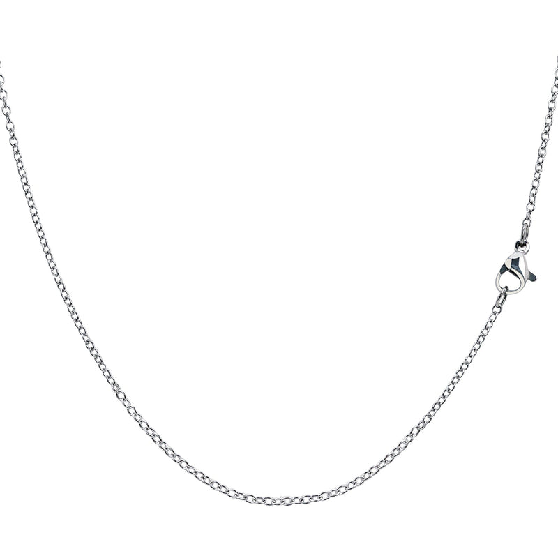 ネックレス チェーン チェーンのみ 長さ 40/45/50/55/60cm ステンレス メンズ レディース あずき 幅 約1.6mm サージカルステンレス SUS316L scls40