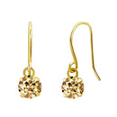 ピアス レディース K10 天然石 フックピアス 一粒 4本爪 10金 ゴールド se105-0001