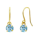 ピアス レディース K10 天然石 フックピアス 一粒 4本爪 10金 ゴールド se105-0001