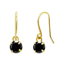 ピアス レディース K10 天然石 フックピアス 一粒 4本爪 10金 ゴールド se105-0001