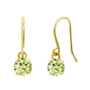 ピアス レディース K10 天然石 フックピアス 一粒 4本爪 10金 ゴールド se105-0001