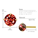 ピアス レディース K10 天然石 スタッドピアス 一粒 4本爪 10金 ゴールド se105-0003