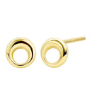 ピアス レディース K10 スタッドピアス サークル 丸 10金 ゴールド se105-0005-yg