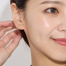 ピアス レディース K10 スタッドピアス スクエア ダイヤ型 10金 ゴールド se105-0013-yg