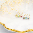 ピアス レディース K10 選べる天然石 スタッドピアス カボション 10金  スタッド ゴールド se105-0027