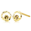 ピアス レディース K10 選べる天然石 スタッドピアス 地金デザイン 10金  スタッド ゴールド se105-0028