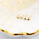 ピアス レディース K10 選べる天然石 スタッドピアス 地金デザイン 10金  スタッド ゴールド se105-0028