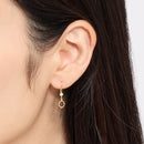 ピアス レディース K10 淡水パール フックピアス 2珠 シンプル 地金 10金  ゴールド 淡水パール se105-0032-yg-tp