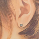 ピアス レディース 10金 スタッドピアス K10 地金 スクエア se105-0034