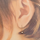 ピアス レディース 10金 フックピアス K10 淡水パール しずく se105-0035