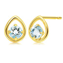 ピアス レディース 10金 スタッドピアス K10 天然石 se105-0038