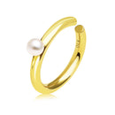 イヤーカフ レディース 10金  淡水パール シンプル K10 se105-0040