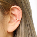 イヤーカフ レディース 10金  淡水パール シンプル K10 se105-0040