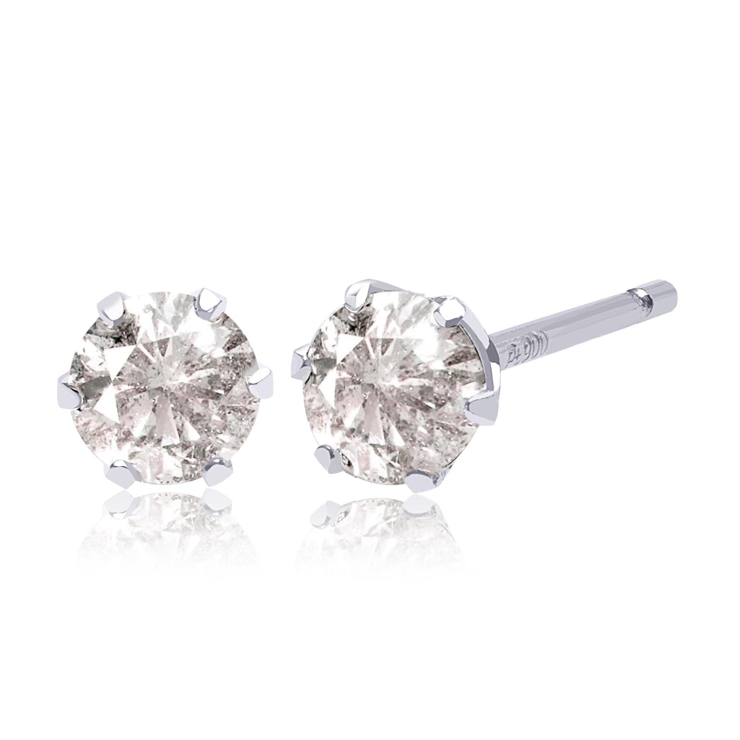 ダイヤモンドピアス ダイヤ 計 0.2ct Pt900 プラチナ ピアス