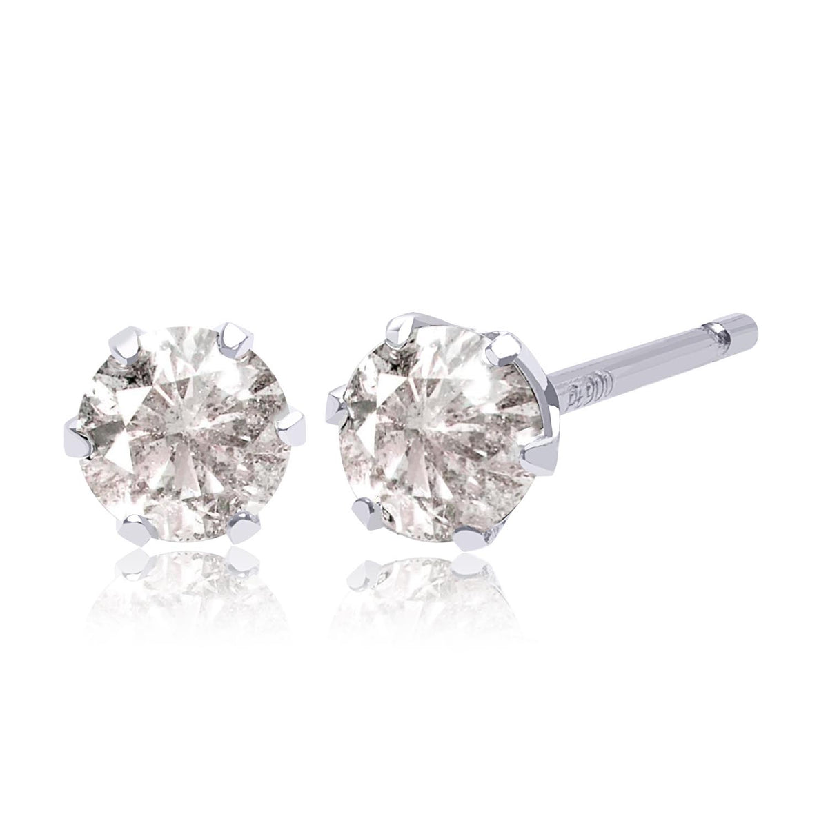 美品　値下げ　プラチナPT900ダイヤモンドピアス　計0.2カラット　翌日発送 ダイヤモンドピアス ダイヤ 計 0.2ct Pt900 プラチナ ピアス