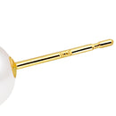 あこや真珠 K18 ゴールド レディース ピアス 1粒 スタッド 誕生日プレゼント se56-0002