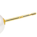 あこや真珠 K18 ゴールド レディース ピアス 1粒 スタッド 誕生日プレゼント se56-0002