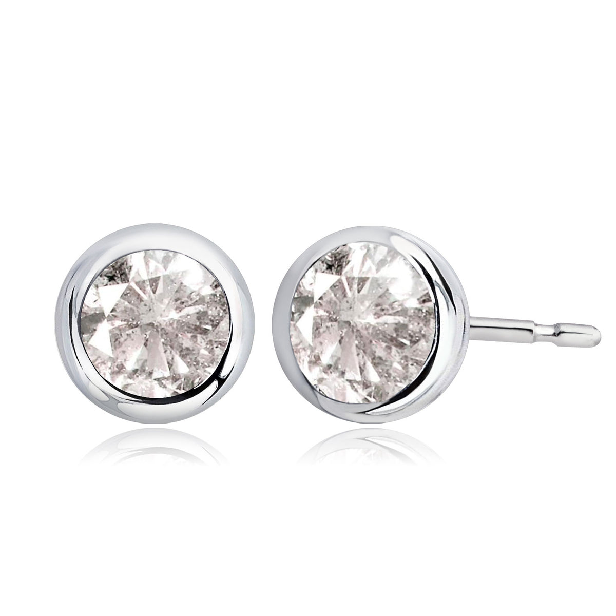 ダイヤモンド ピアス ゴールド 計0.4ct 0.2×0.2ct K18YG K18PG
