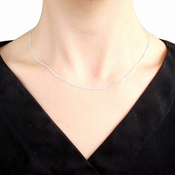 シルバー チェーン ネックレス 喜平 チェーン 幅 1.2mm 長さ 40/45/50/55/60cm cd35