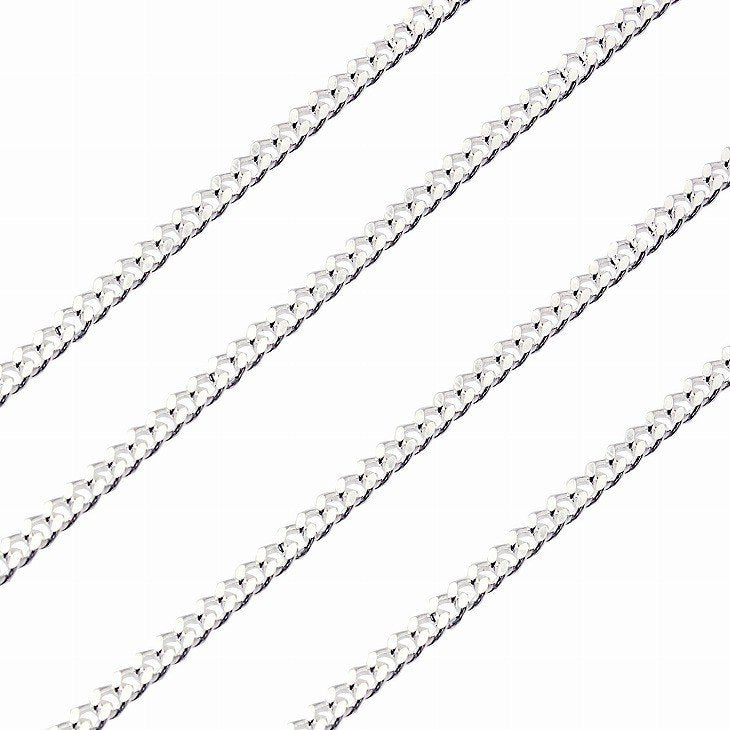 シルバー チェーン ネックレス 喜平チェーン 幅2.8mm 長さ 40/45/50/55/60cm scd80