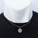 ペンダント トップ コイン風 マリア クラウン 2way シルバー925 アクセサリー トップのみ sp-2639