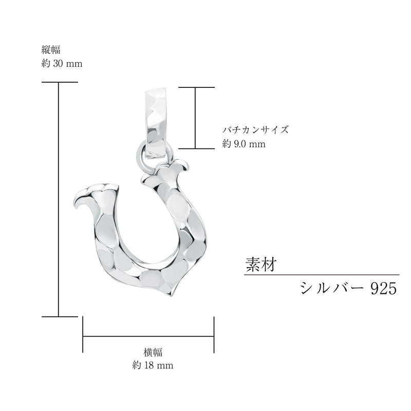 ペンダント トップ 馬蹄 シルバー925 アクセサリー トップのみ sp-6454