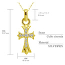 ペンダントトップ クロス ゴールド トップのみ メンズ レディース シルバー925 sp01-0002