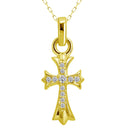ペンダントトップ クロス ゴールド トップのみ メンズ レディース シルバー925 sp01-0002
