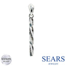 ペンダントトップ ネックレス スティック ツイスト メンズ レディース ユニセックス シルバー925 sp01-0031