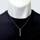 ペンダントトップ ネックレス スティック ツイスト メンズ レディース ユニセックス シルバー925 sp01-0031