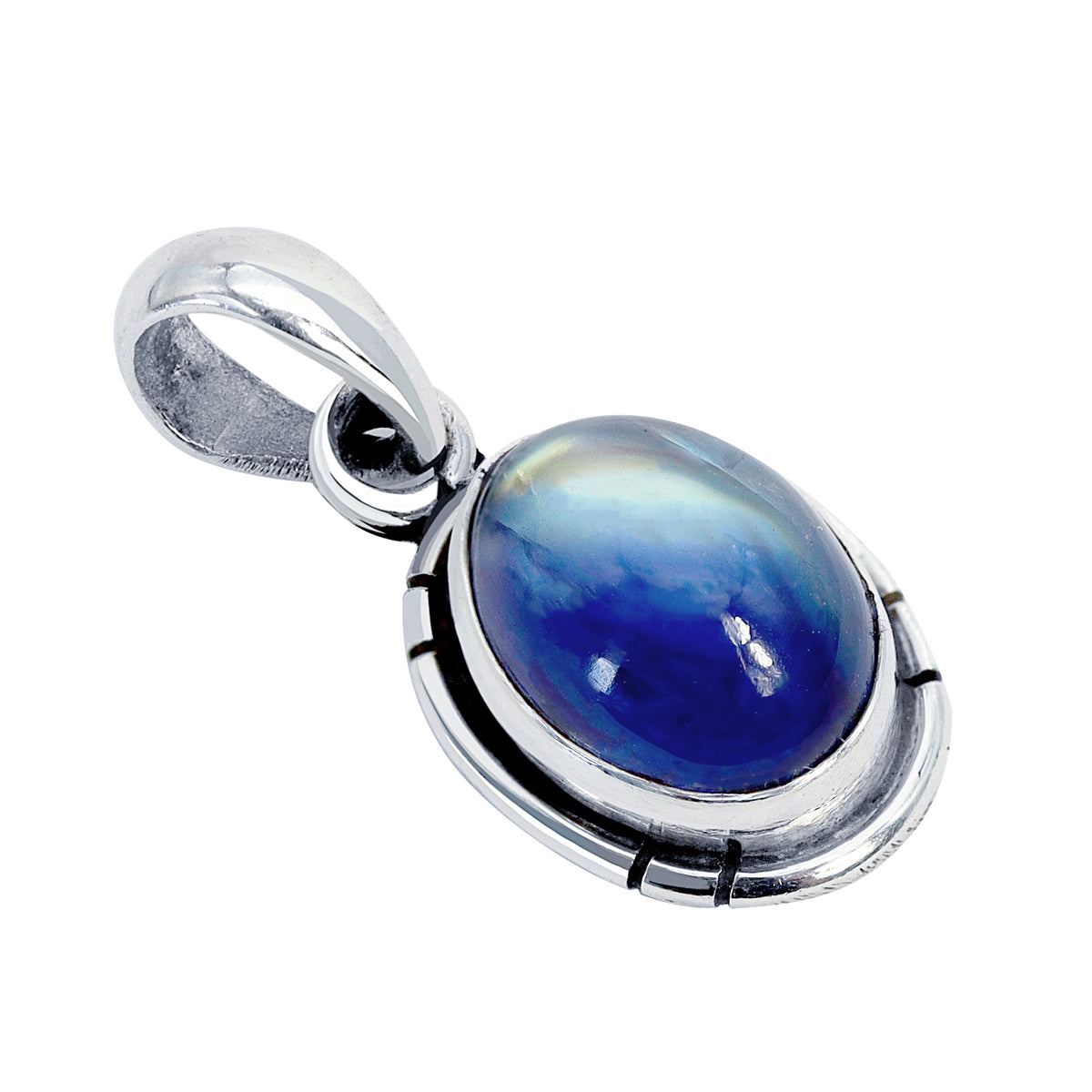 ペンダントトップ ネックレス オーバル ブルームーンストーン