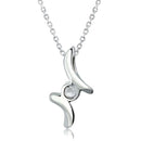 ネックレス レディース テディベア キュービックジルコニア CZ 1粒 ドロップ sp2361-tdt-01