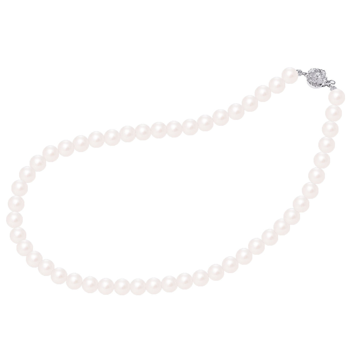 あこや 本真珠 7.5-8.0mm 2点セット ネックレス イヤリング ホワイト