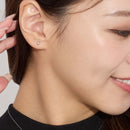 ダイヤモンド K18 ホワイトゴールド レディース ネックレス シェイプデザイン 1石 sp51-0001