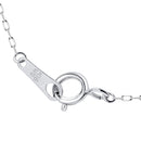 ダイヤモンド K18 ホワイトゴールド レディース ネックレス シェイプデザイン 1石 sp51-0001