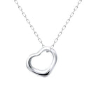 ネックレス レディース オープンハート K18 ゴールド sp56-0002