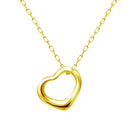 ネックレス レディース オープンハート K18 ゴールド sp56-0002