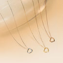 ネックレス レディース オープンハート K18 ゴールド sp56-0002