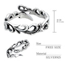 リング 指輪 メンズ 唐草模様 レディース シルバー925 sr01-0002