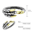 リング 指輪 手 爪 メンズ レディース シルバー925 sr01-0003