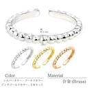 フリーリング 3本セット シルバーカラー/イエローゴールドカラー/ピンクゴールドカラー 重ね付け 韓国風 sr03-0002