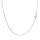 シルバー チェーン ネックレス ロープチェーン 幅 1.3mm 長さ 40/45/50/55/60cm sr25