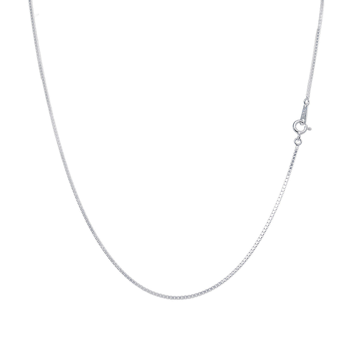 シルバー チェーン ネックレス ベネチアンチェーン 幅1.2mm