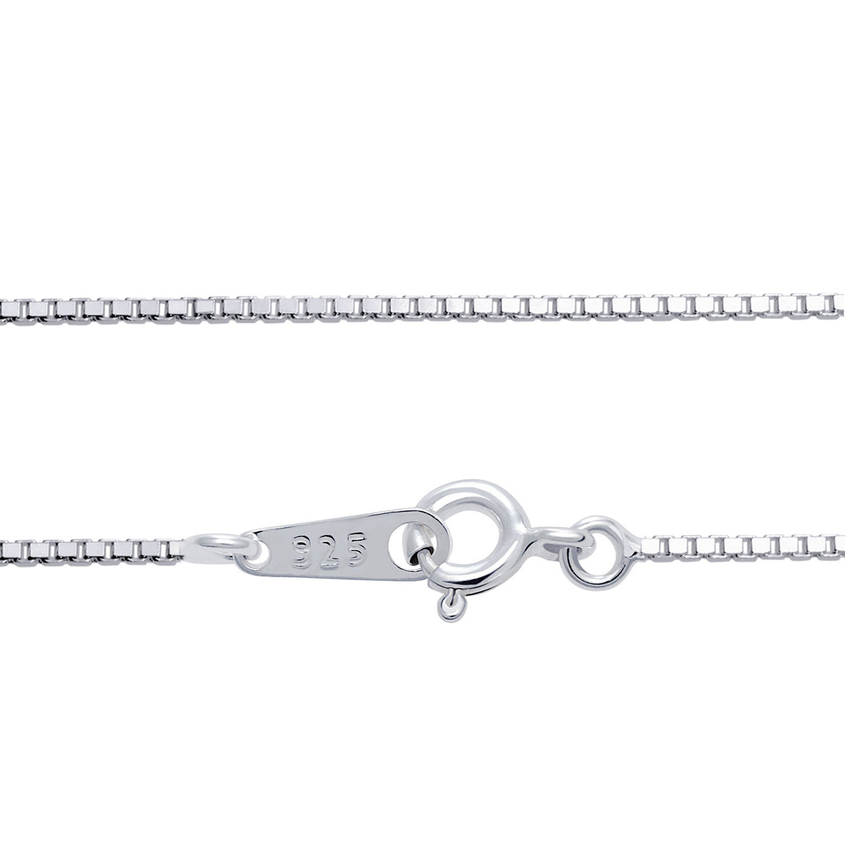 シルバー チェーン ネックレス ベネチアンチェーン 幅1.2mm